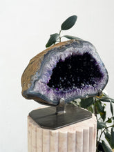 Load image into Gallery viewer, Amethyst Geode on Stand | G41