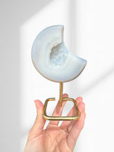 Load image into Gallery viewer, Agate Moon + Stand 06