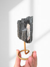 Load image into Gallery viewer, Black Tourmaline 13 (on stand)
