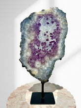Load image into Gallery viewer, Amethyst Slab on Stand 08