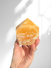 Load image into Gallery viewer, Rough Orange Calcite Polished Point