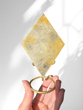 Load image into Gallery viewer, Golden Healer Diamond on stand 04