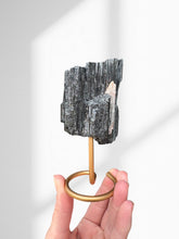 Load image into Gallery viewer, Black Tourmaline 13 (on stand)