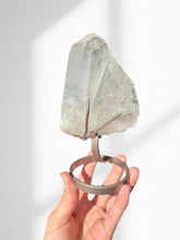 Load image into Gallery viewer, Raw Quartz Cluster on Stand 01