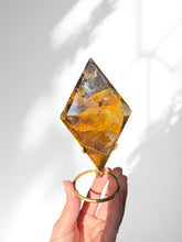 Load image into Gallery viewer, Golden Healer Diamond on stand 06