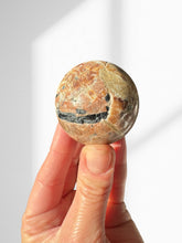Load image into Gallery viewer, Black Tourmaline in Feldspar Sphere 01