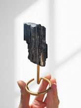 Load image into Gallery viewer, Black Tourmaline 15 (on stand)