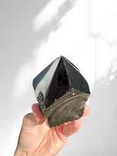 Load image into Gallery viewer, Rough Black Obsidian Polished Point