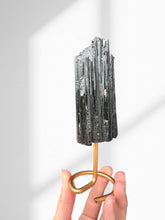 Load image into Gallery viewer, Black Tourmaline 08 (on stand)