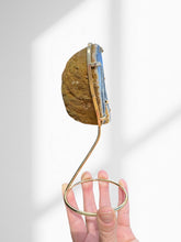 Load image into Gallery viewer, Agate Geode Wings on Stand 05