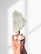 Load image into Gallery viewer, Raw Quartz Cluster on Stand 01