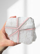 Load image into Gallery viewer, Rose Quartz Coaster Set