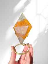 Load image into Gallery viewer, Golden Healer Diamond on stand 01