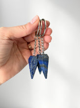 Load image into Gallery viewer, Lapis Lazuli Point Keyring