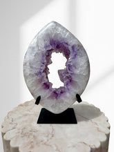 Load image into Gallery viewer, Amethyst Pointed Oval Druzy 23