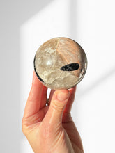 Load image into Gallery viewer, Black Tourmaline in Feldspar Sphere 04