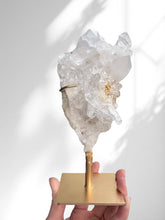 Load image into Gallery viewer, Clear Quartz Cluster on Stand