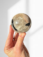 Load image into Gallery viewer, Black Tourmaline in Feldspar Sphere 04
