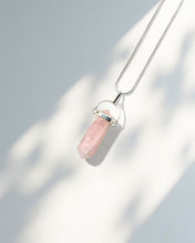 Load image into Gallery viewer, Double Terminated Rose Quartz Pendant