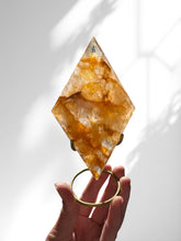 Load image into Gallery viewer, Golden Healer Diamond on stand 07