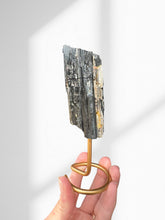 Load image into Gallery viewer, Black Tourmaline 10 (on stand)