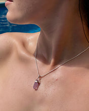 Load image into Gallery viewer, Amethyst Double Terminated Point Pendant | small
