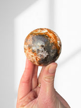 Load image into Gallery viewer, Calcite with Blue Apatite Sphere 01