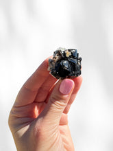 Load image into Gallery viewer, Smokey Quartz Specimen with Hyalite Opal 01