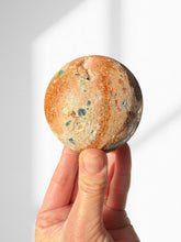 Load image into Gallery viewer, Calcite with Blue Apatite Sphere 04
