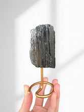 Load image into Gallery viewer, Black Tourmaline 07 (on stand)