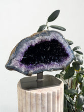 Load image into Gallery viewer, Amethyst Geode on Stand | G41