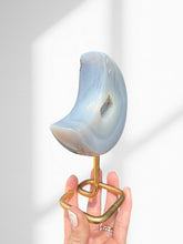 Load image into Gallery viewer, Agate Moon + Stand 07