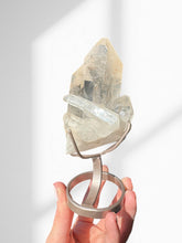 Load image into Gallery viewer, Raw Quartz Cluster on Stand 03
