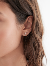 Load image into Gallery viewer, Beaming Crystal Studs | Clear Quartz