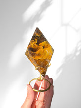 Load image into Gallery viewer, Golden Healer Diamond on stand 06