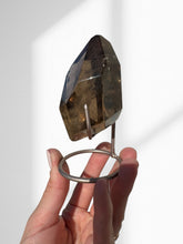 Load image into Gallery viewer, Polished Smokey Quartz on Stand 01