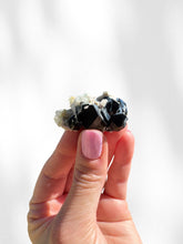 Load image into Gallery viewer, Smokey Quartz Specimen with Hyalite Opal 03