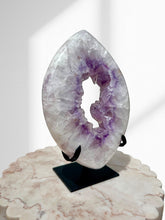 Load image into Gallery viewer, Amethyst Pointed Oval Druzy 23