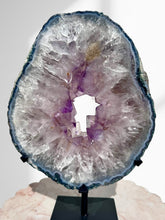 Load image into Gallery viewer, Large Amethyst Slice on Stand 12