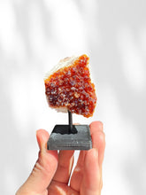 Load image into Gallery viewer, Citrine Cluster on stand 04
