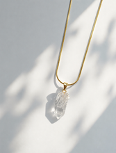Load image into Gallery viewer, Clear Quartz Raw Point Pendant