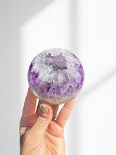 Load image into Gallery viewer, Amethyst + Agate Druzy Sphere 08