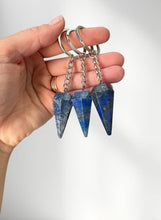 Load image into Gallery viewer, Lapis Lazuli Point Keyring