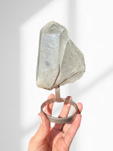 Load image into Gallery viewer, Raw Quartz Cluster on Stand 01