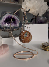 Load image into Gallery viewer, Calcite with Blue Apatite Sphere 01