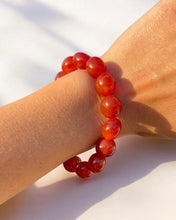 Load image into Gallery viewer, Red Carnelian Bracelet