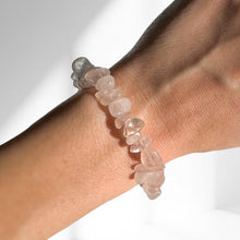 Load image into Gallery viewer, Rose Quartz Bracelet | dogtooth crystals