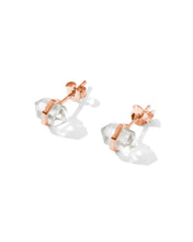 Load image into Gallery viewer, Beaming Crystal Studs | Clear Quartz