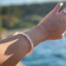 Load image into Gallery viewer, Rose Quartz Bracelet | small crystals
