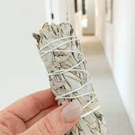 Load image into Gallery viewer, White + Green Sage Cleansing Sticks